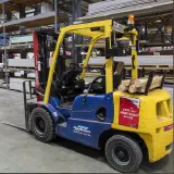 Checkmate Tag on forklift